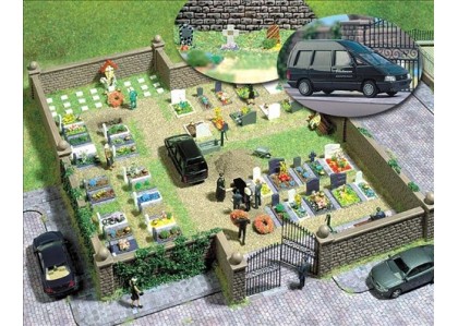 Cimitir - H0 Busch 6049